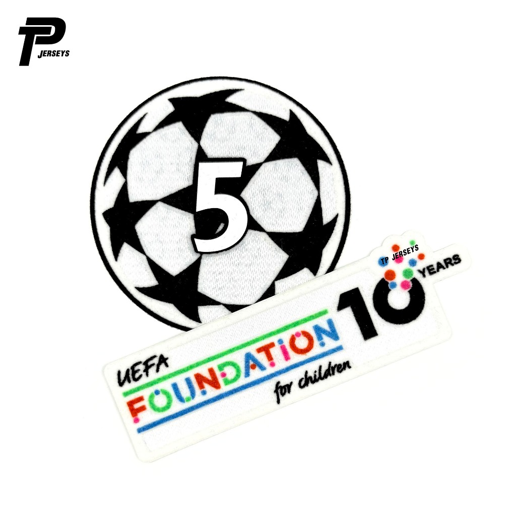 2025-26 UCL Starball #5 + Foundation 10Y Official Patch Set