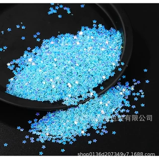 XL1. ซองเล็ก ดาวกลิตเตอร์รุ้งดาวติดเล็บ ถุงแบบมินิมอล ขนาด 3 mm ปริมาณบรรจุ 1 กรัม พร้อมส่งค่ะ