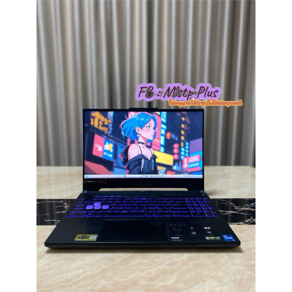 Asus TUF Gaming F15 FX507ZC4-HN081W RTX 3050 (4GB) TGP95วัตต์ / CPU i5-12500H 12C-16T / RAM 32GB DDR