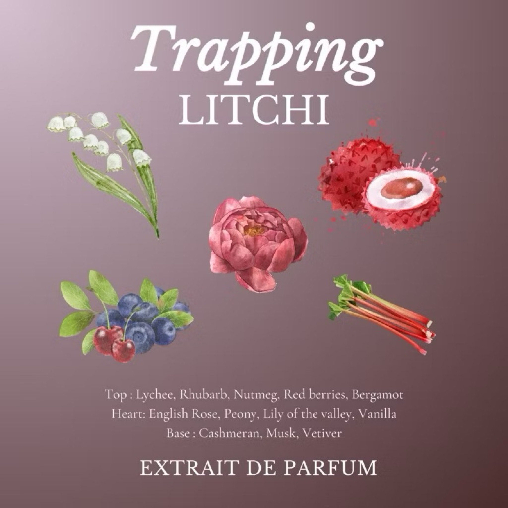 น้ำหอม Sundalo กลิ่น Trapping Litchi ขนาด Tester size 2 ml ไม่เคยเทส