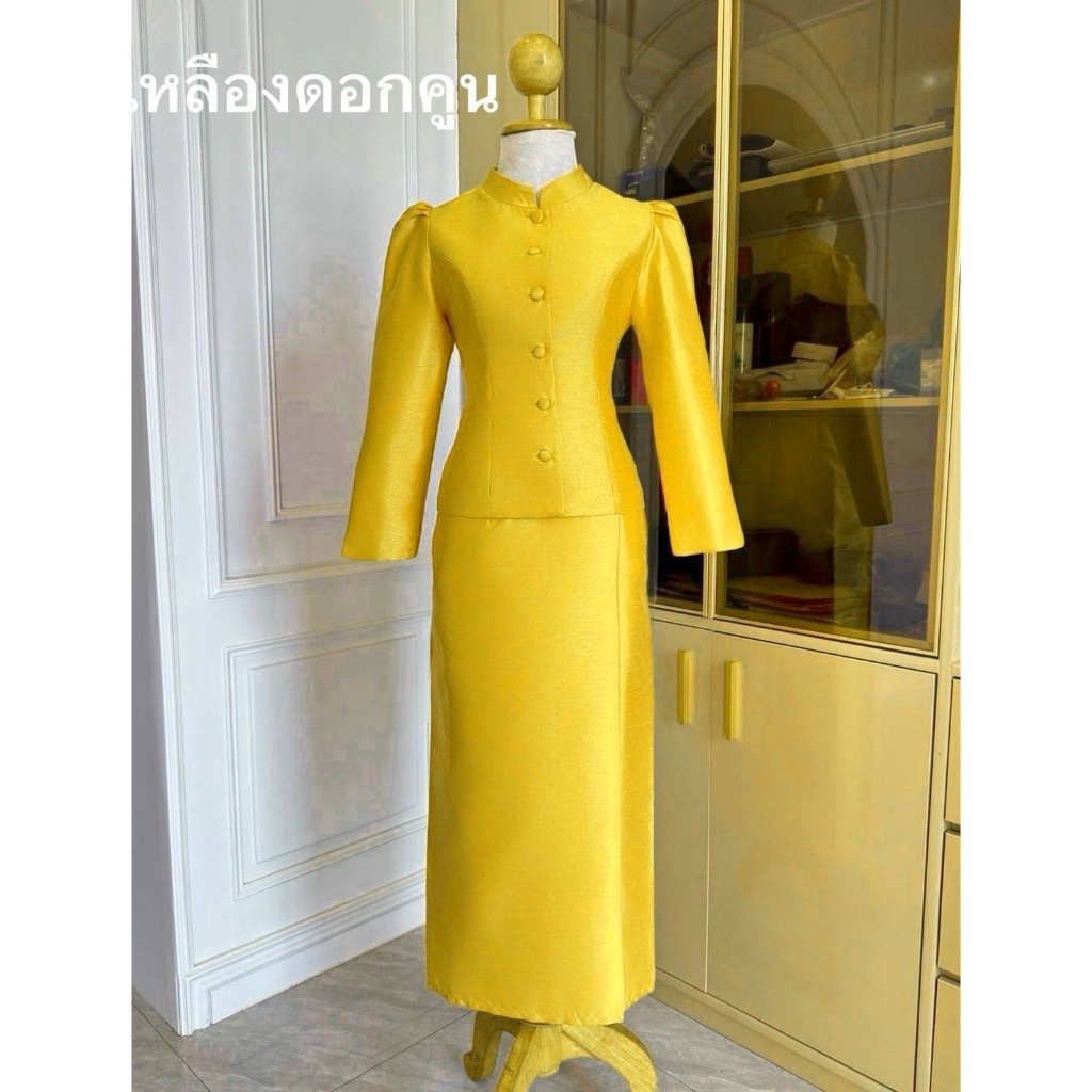 งานชุด ผ้าไหม4เส้น ชับผ้ากาวอย่างดีทั้งชุด