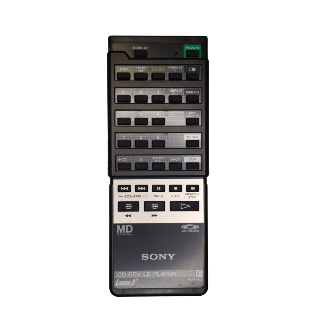 รีโมท Remote SONY แท้ นำเข้าจากญี่ปุ่น รุ่น RMT-801 | ใช้กับ CD LD MD Player
