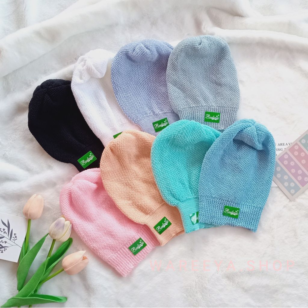 อินเนอร์หมวกไหมพรม อินเนอร์ใส่ในฮิญาบ มี 12 สี พร้อมส่ง ♡