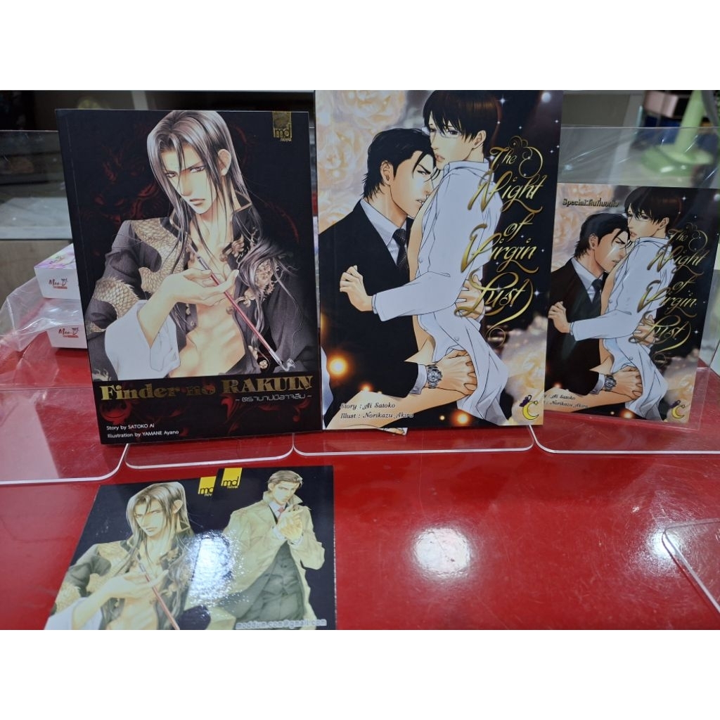 ผลงาน Satoko Ai นิยายวายญี่ปุ่น แปลไทย เล่มเดียวจบ มือสองสภาพดี/ Finder no Rakuin/Night of virgin lu