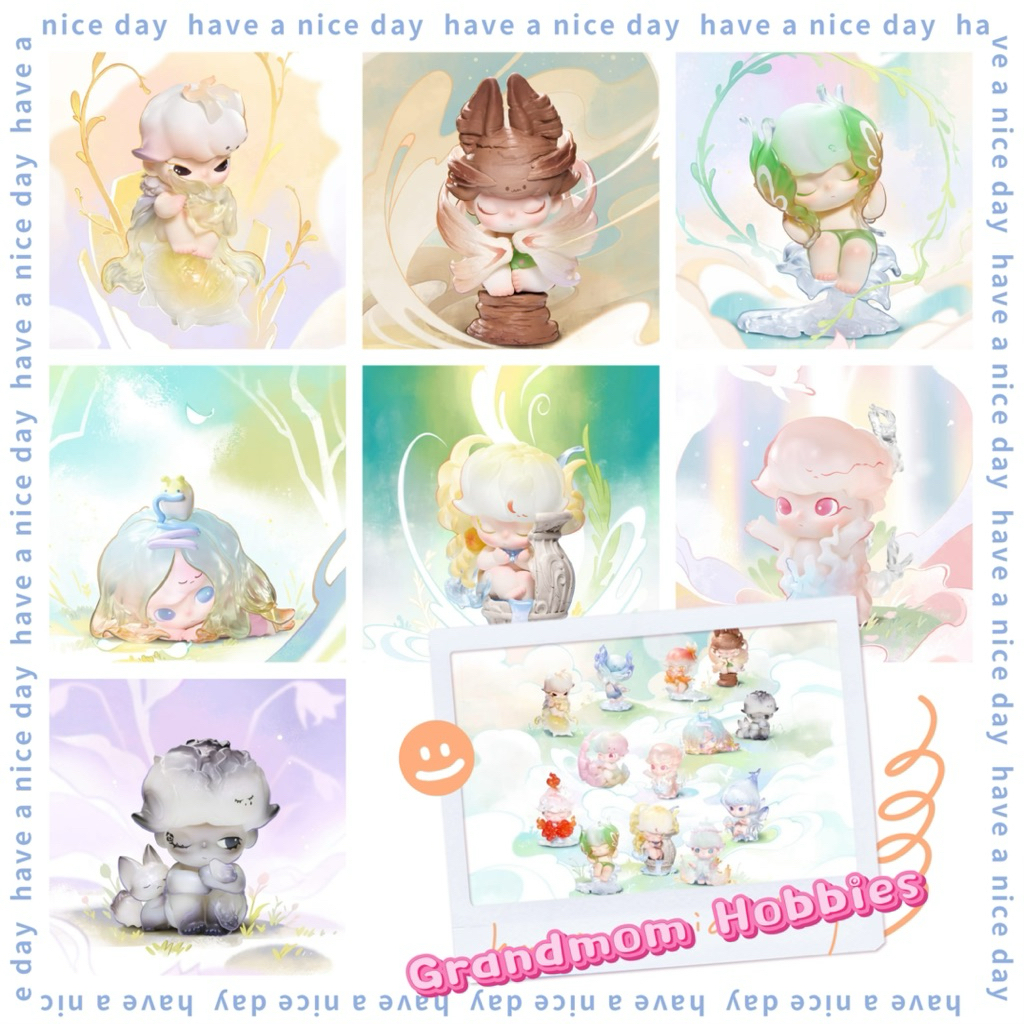 พร้อมส่งใน 🇹🇭ทันที ฟิกเกอร์ Dimoo Shape in Nature แบบเช็คการ์ดระบุตัว