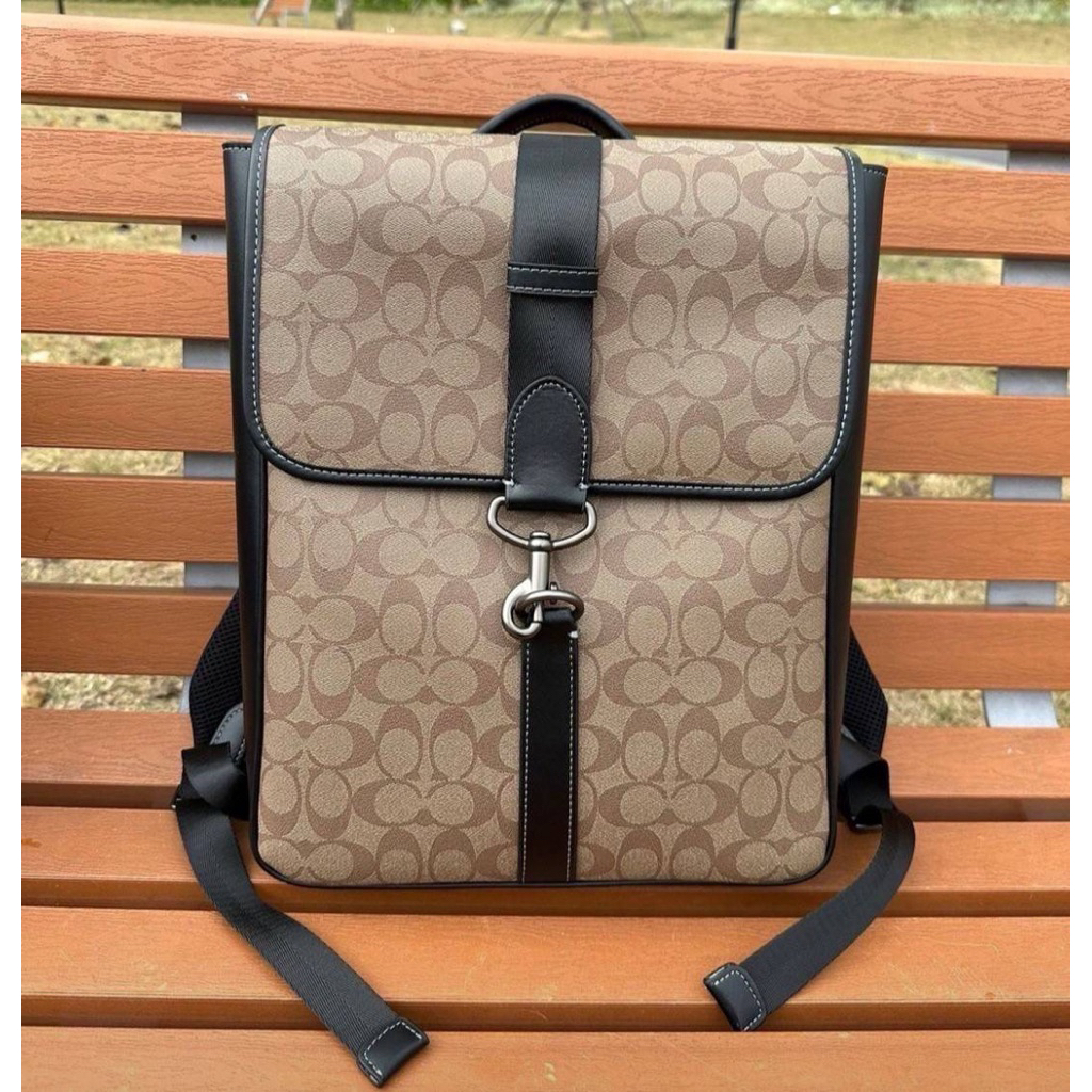 Coach CJ575 Blaine logo backpack