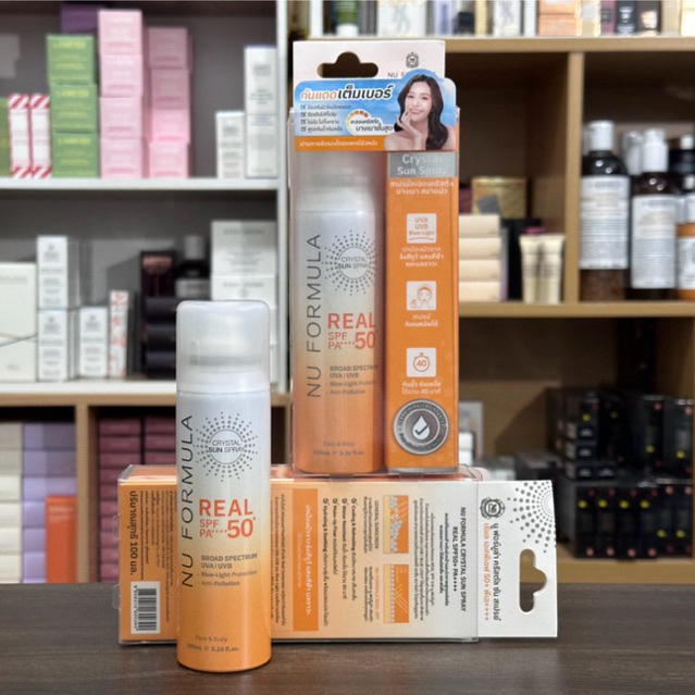 Nu Formula Crystal Sun Spray Real SPF50+ PA++++ 100ml