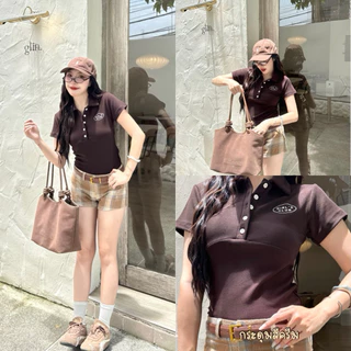 RICHYGIRL | Lucy Top เสื้อโปโลผ้าคอตตอนหนานุ่ม เข้ารูปสวยเป๊ะ ทรงสลิม (มี2ไซส์S/L) ในไลฟ์1xx