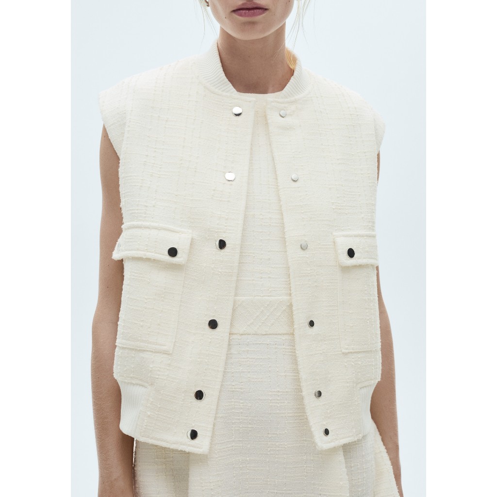 [MANGO] WAISTCOAT MARTI-H  / เสื้อเวส รุ่น WAISTCOAT MARTI-H Ref: 77087657