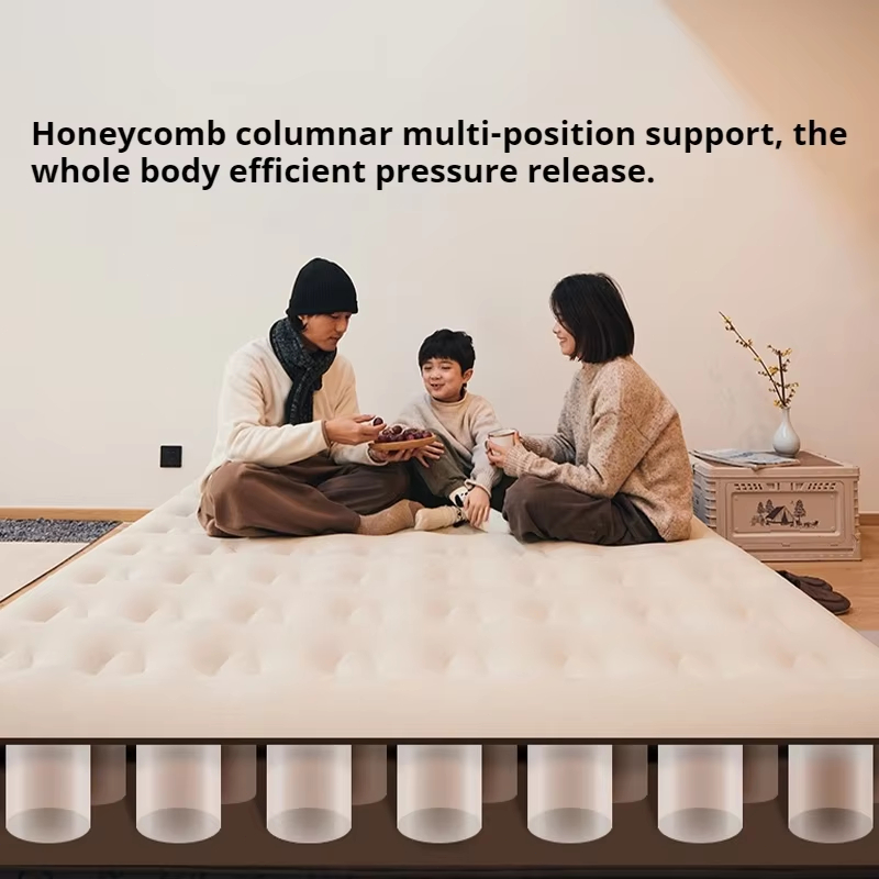 Naturehike เบาะลมหนา 25cm พร้อมหมอน แผ่นรองนอนสำหรับตั้งแคมป์ - รูปที่ 3