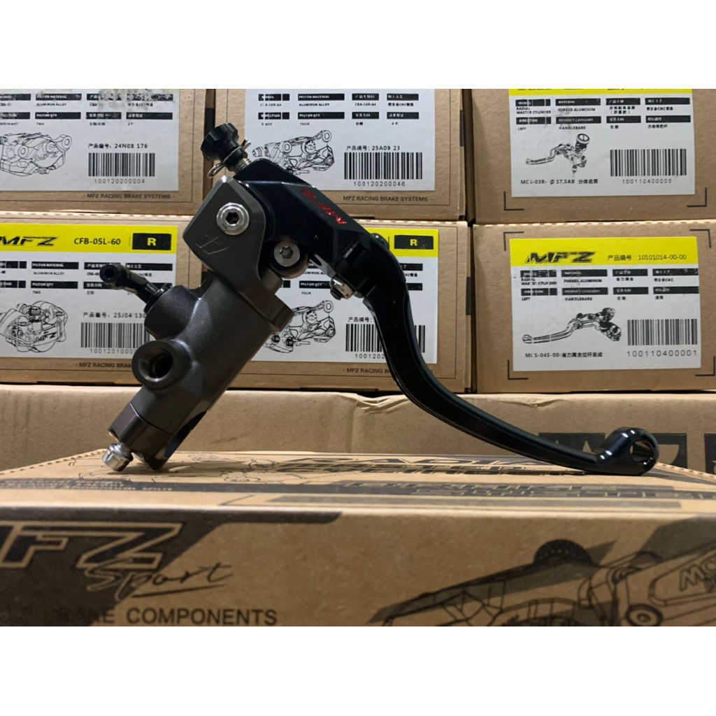 ปั้มบน MFZ เบอร์ 17x19 อลูมิเนียมฟอจแท้ (ก้านสั้น)