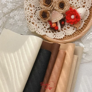 🇹🇭🚀💥 ผ้าสักหลาด 1mm. (เลือกสีได้) Felt Fabric ทำงานประดิษฐ์ DIY ทำตุ๊กตา ทำสื่อการสอน