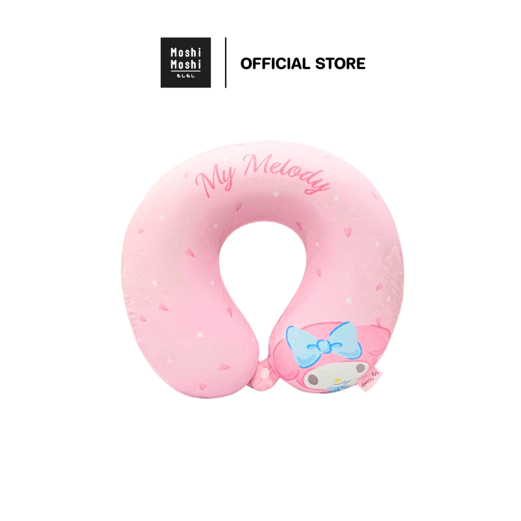 Moshi Moshi หมอนรองคอเมมโมรี่โฟม ลาย Mymelody ลิขสิทธิ์แท้จากค่าย Sanrio รุ่น 6100005249