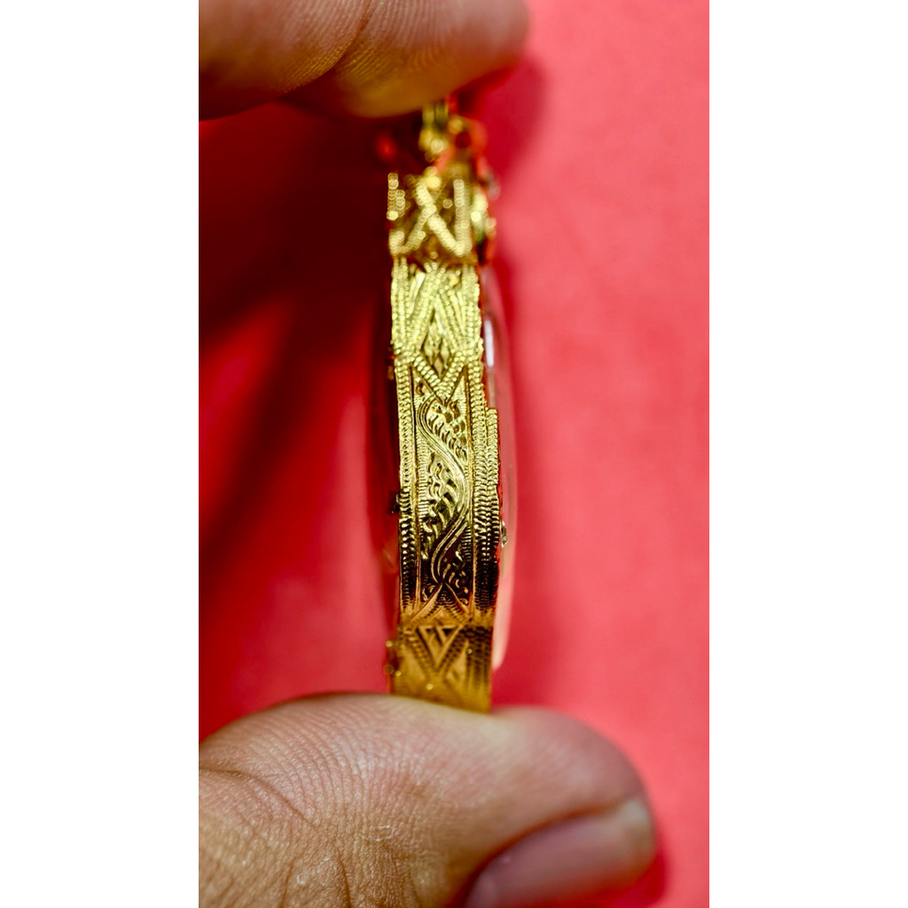 กะไหล่ทองหลวงพ่อกวยปี67พร้อมกรอบ - รูปที่ 4