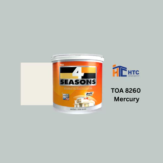 TOA 8260 Mercury ทุกรุ่น สีทาบ้าน ขนาด 3 - 9 ลิตร สีทาภายใน สีทาภายนอก สีไร้กลิ่น สียอดนิยม สีน้ำอะคริลิคแท้ สีน้ำ