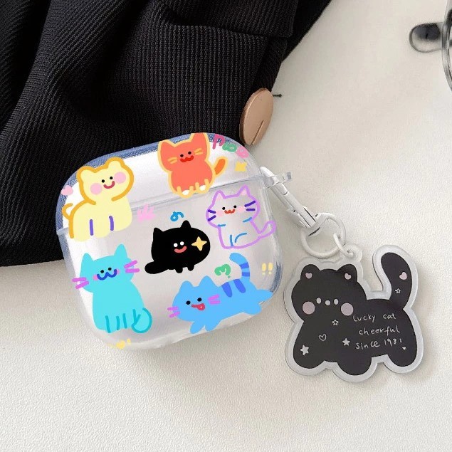 🎉ส่งจากไท🎉เคส Airpods 4 3 2 1 Soft Case Airpods pro ins ลายลูกหมาสุดน่ารักหมาดัชชุน กันตก Airpod gen 3 TPU Case