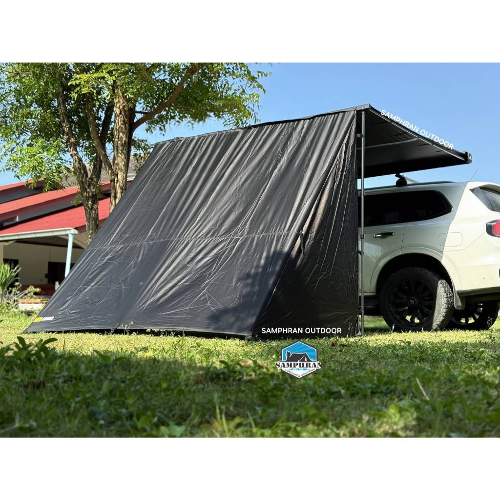 🔥Jason Box🔥รุ่น PRO ห้องเสริมด้านหน้า สำหรับ Awning มีมุ้งประตู แถมกราวชีท มีสีดำ สีกากี
