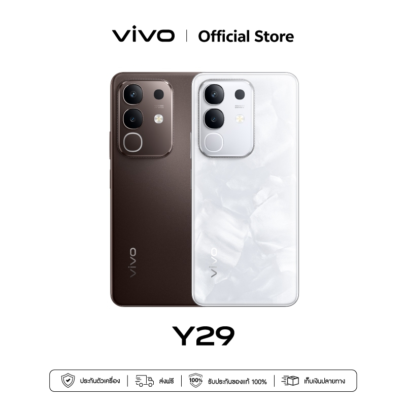 vivo Y29 (8+128G/256G) | โทรศัพท์มือถือ จอ 120Hz แบตเตอรี่ 6500mAh+ชาร์จไว 44W ลำโพงคู่ 400% โครงสร้