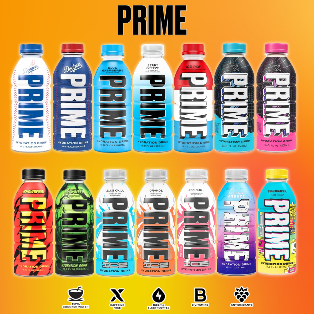 พร้อมส่งที่ไทย❤️นำเข้า🇺🇸 Prime Hydration Drink Sports Beverage เครื่องดื่มเกลือแร่ที่เป็นViral สุดปั
