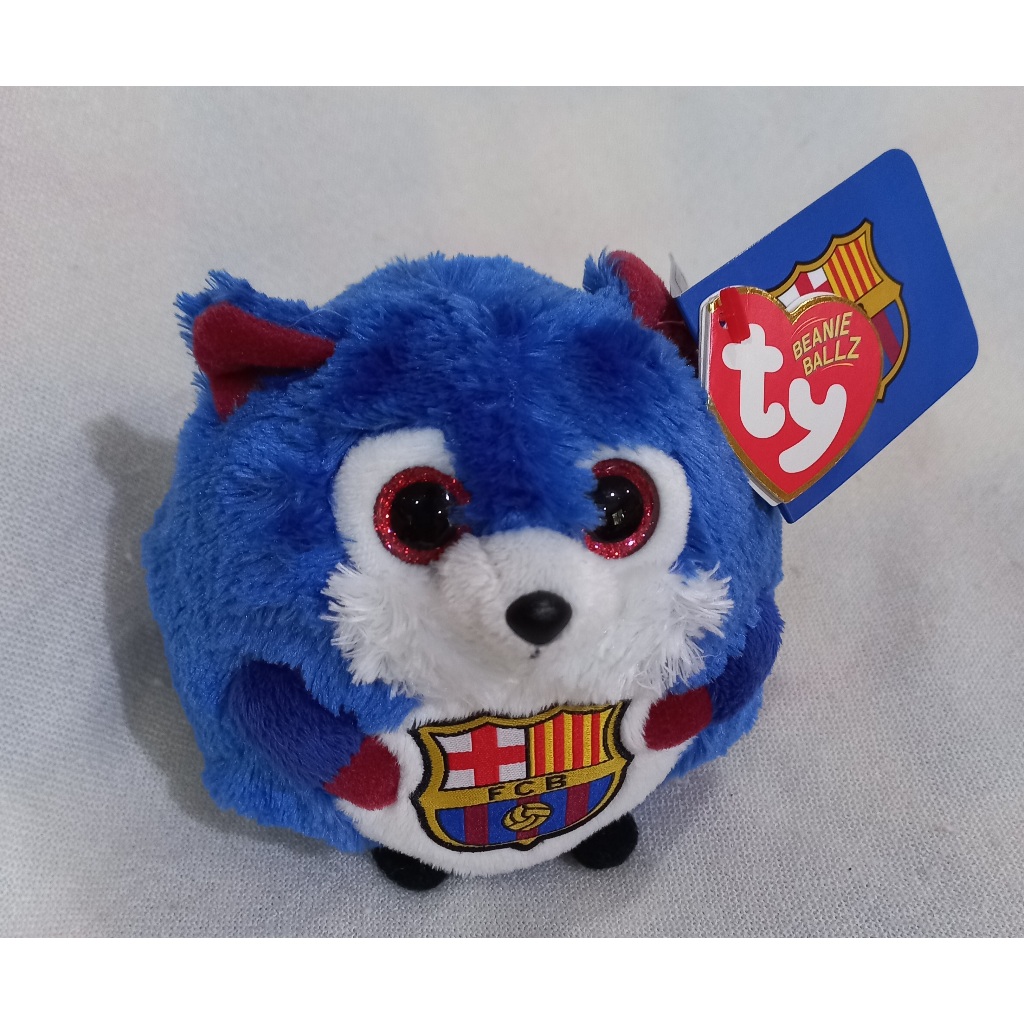 TY Beanie Ballz – FC Barcelona (Limited Edition) ของแท้จากสนามบินสเปน รุ่นพิเศษหายาก FC BARCELONA ลิขสิทธิ์แท้จากสโมสร