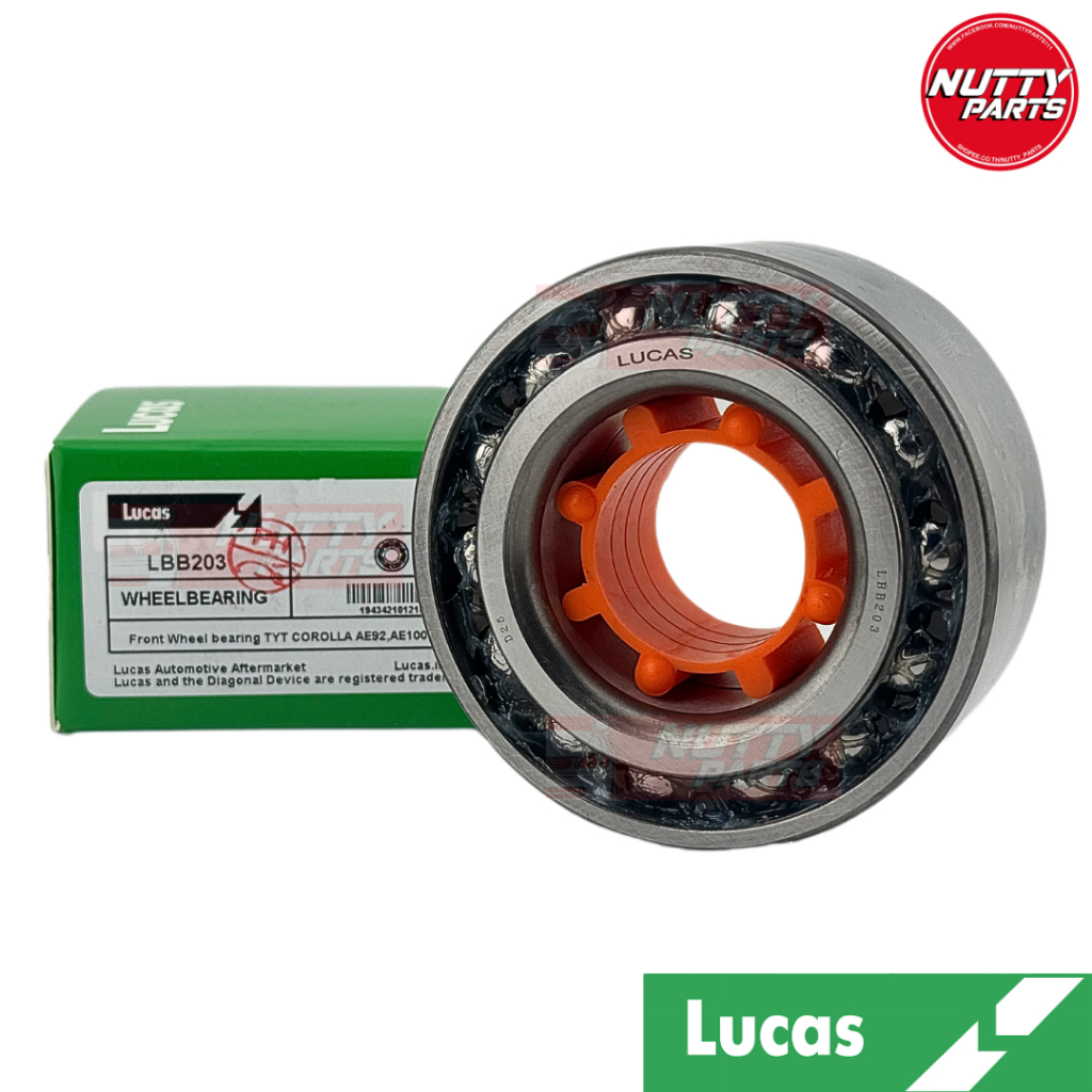 LUCAS ลูกปืนล้อ หน้า TOYOTA COROLLA AE101 EE101 AE110 AE111 AE112 LBB203