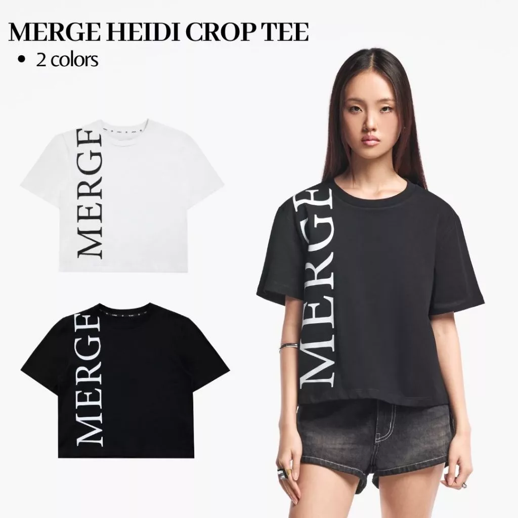 Merge Official - Merge Heidi Crop Tee (พร้อมส่ง)