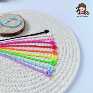 สายซิลิโคนดอกไม้ 16 cm (ราคา/เส้น) สายรัดกระเป๋า สายห้อยพวงกุญแจ สายห้อยตุ๊กตา