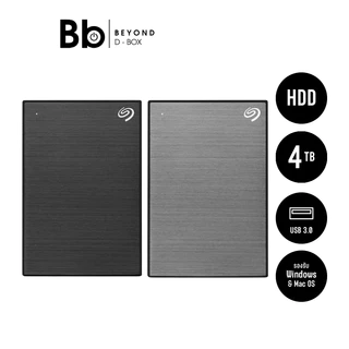 ฮาร์ดดิสก์แบบพกพา Seagate HDD Ext One Touch with Password ความจุ 4TB by BB Beyond D-Box