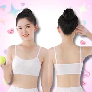สินค้าพร้อมส่งจากไทย💥TOPLIST💥 (TL-N205) ชุดชั้นใน เสื้อชั้นในสายเดี่ยวสำหรับเด็ก มีฟองน้ำในตัว