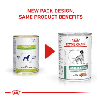 Royal Canin Vet Dog 12 กระป๋อง Diabetic หมาโรคเบาหวาน (410g*12 กระป๋อง)
