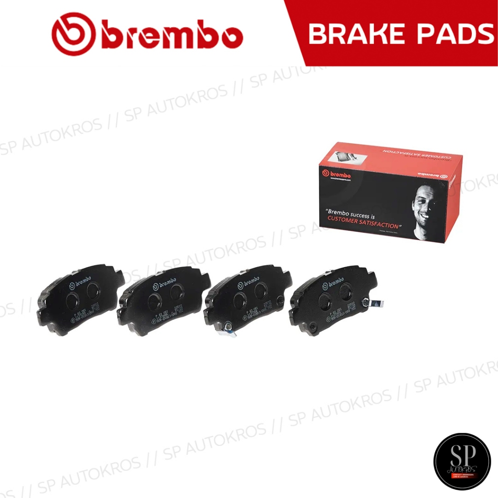 BREMBO ผ้าเบรกหน้า SOLUNA VIOS J, E, G (1.5L) ปี 02-07 / P83 051