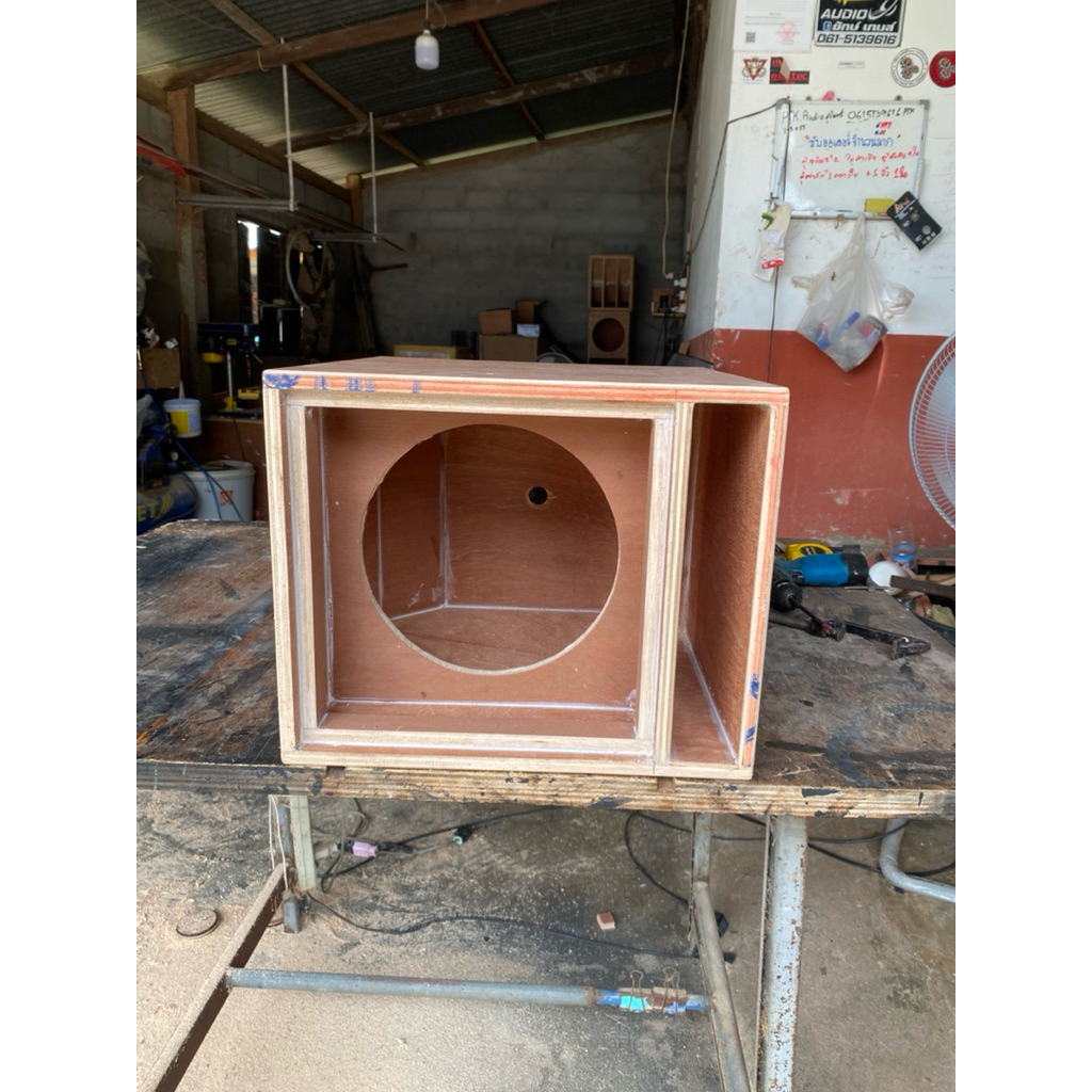 ตู้ฟาส10นิ้ว ไม้อัดแท้ งานดิบ