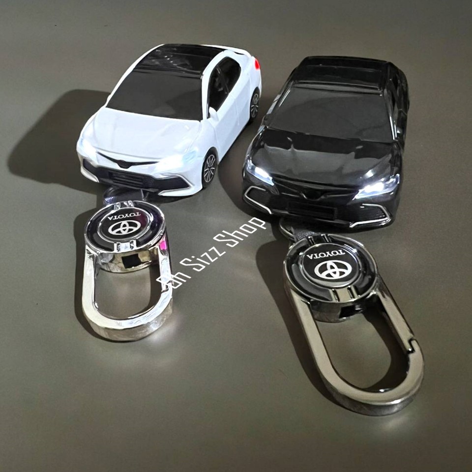 เคสรีโมทรถ Toyota Camry 2019-2023 รีโมททรง V มีไฟหน้าและหลัง  แบบโมเดลรถ   (Car Shape)  วัสดุพลาสติกเบา ABS  พร้อมพวงกุญ ราคา ถูกที่สุด ดีลบีเคเค แกลเลอรีภาพที่ 6