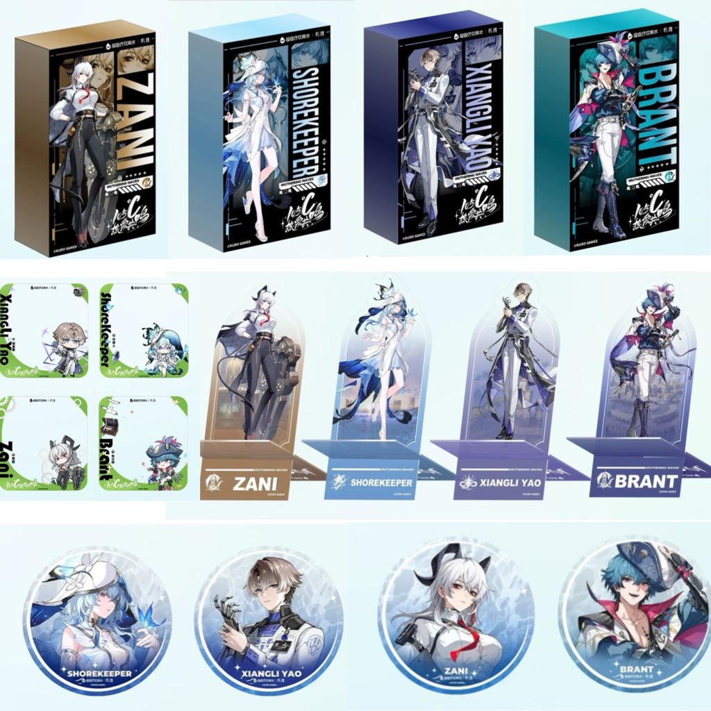 [พร้อมส่ง] official แท้ *Box set* WatsonsxWuwa Shorekeeper/Brant/Yao/Zani Wuthering waves Wuwa Kuro 