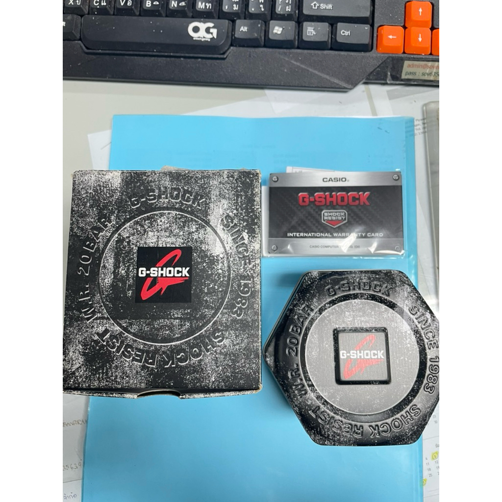 นาฬิกา G-SHOCK AW500BB-4EDR ของใหม่มือ1 แท้💯 ระบบดิจิตอลอะนาล็อก ขนาดตัวเรือน(กxยxส)55.2x47.7x14.7mm