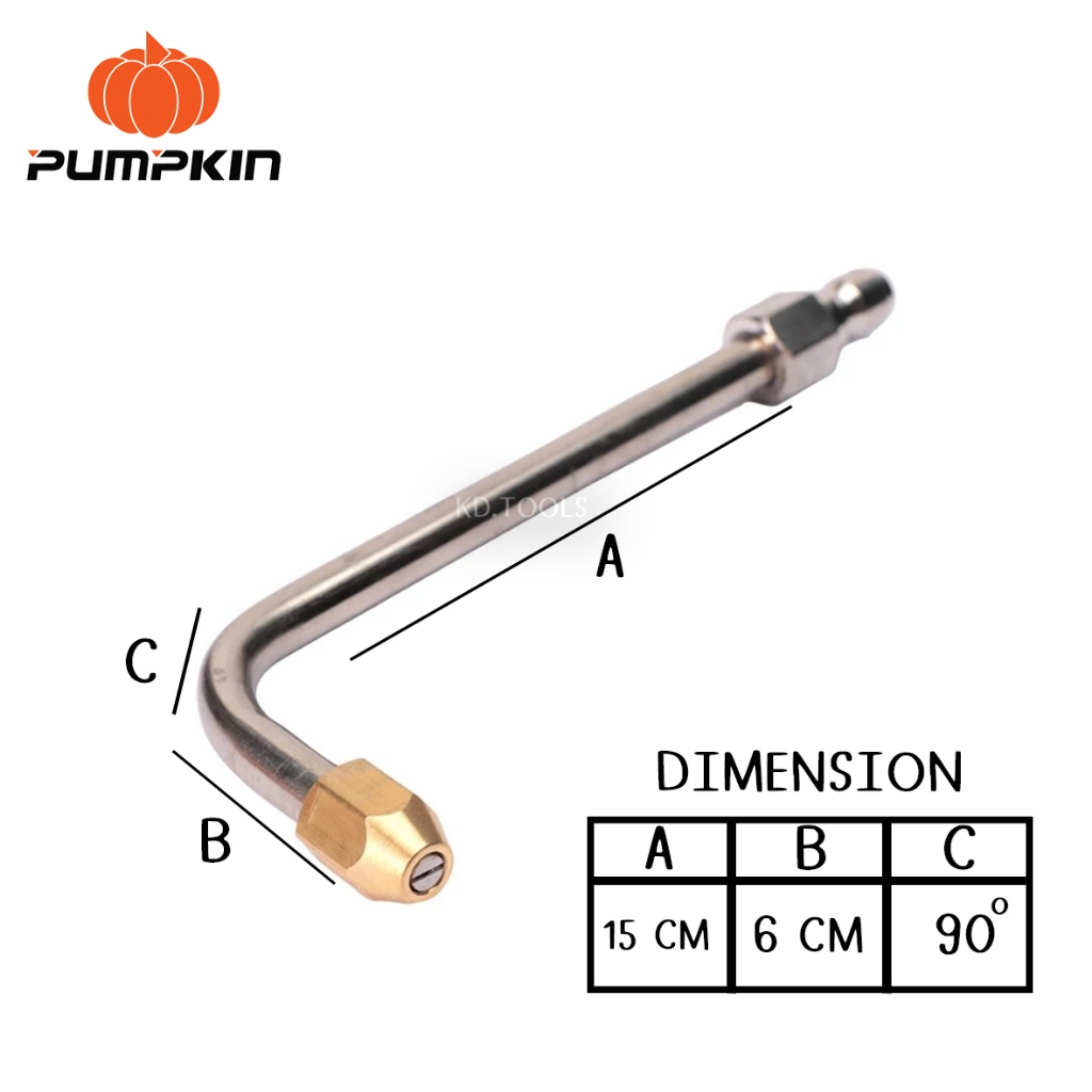PUMPKIN หัวอัดฉีดน้ำล้างแอร์พร้อมสายฉีดน้ำแรงดันสูงครบชุด 42221 PTT-AC70WGB ของแท้ - รูปที่ 2