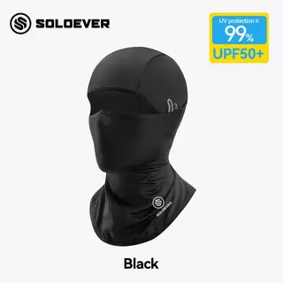 SOLOEVER มาส์กป้องกันแสงแดด สไตล์ดึงลง พร้อมป้องกันแสงแดด UPF50 กันลม เหมาะสำหรับกิจกรรมกลางแจ้ง เหมาะสำหรับออกกำลังกายแ