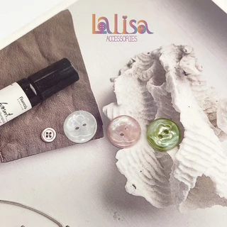 กระดุมมุก2รู สีสันไฮโซ 11.5mm/15mm/20mm resin button Z3134