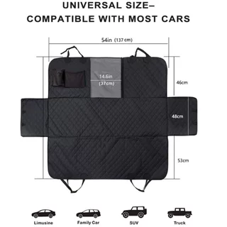 MAO เบาะรองนั่งกันเปื้อนสุนัข แผ่นรองกันน้ำ สำหรับสัตว์เลี้ยง Pet Seat Cover ผ้าคลุมเบาะกันเปื้อน
