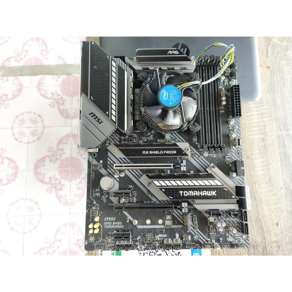 ชุดอัพเกรด เทพๆ Core I5 Gen10 10400f + MB Msi B460 tomahawk เมนบอร์ดตัวแรงของเจน10