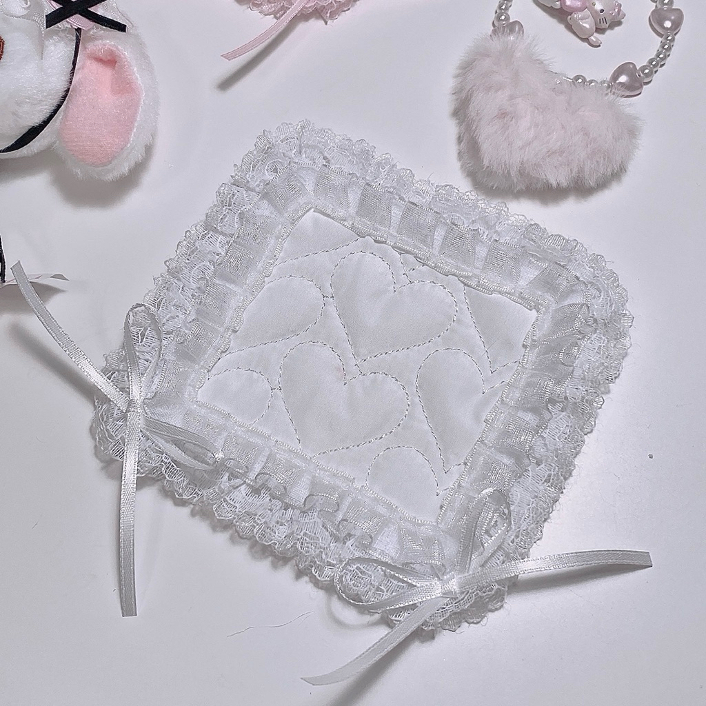 จัดส่ง1-3 วัน เบาะนั่งจ๋อง handmade เบาะรองตุ๊กตา ลูกไม้ lolita - รูปที่ 2