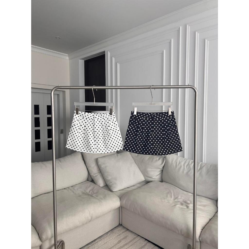 PSK023 กระโปรง Polka Dots PROMTHONG (มีซับใน)