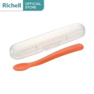 Richell(ริเชลล์) ช้อนป้อนอาหารเปลี่ยนสีตามอุณหภูมิ พร้อมกล่องเก็บ Richell T.L.I Heat Sensing Feeding Spoon with Case