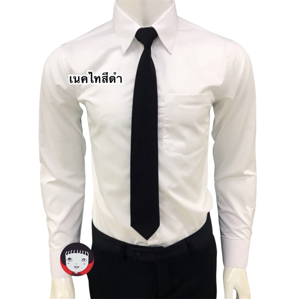 “ดำ,กรม”เนคไทสำเร็จ สำหรับนักศึกษาและคนทำงาน(ใช้ง่ายไม่ต้องผูก)