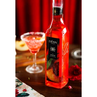 DÉNN Syrup (เด่น ไซรัป) - น้ำหวานเข้มข้น กลิ่นพีช (Peach Concentrated Flavoured Syrup)