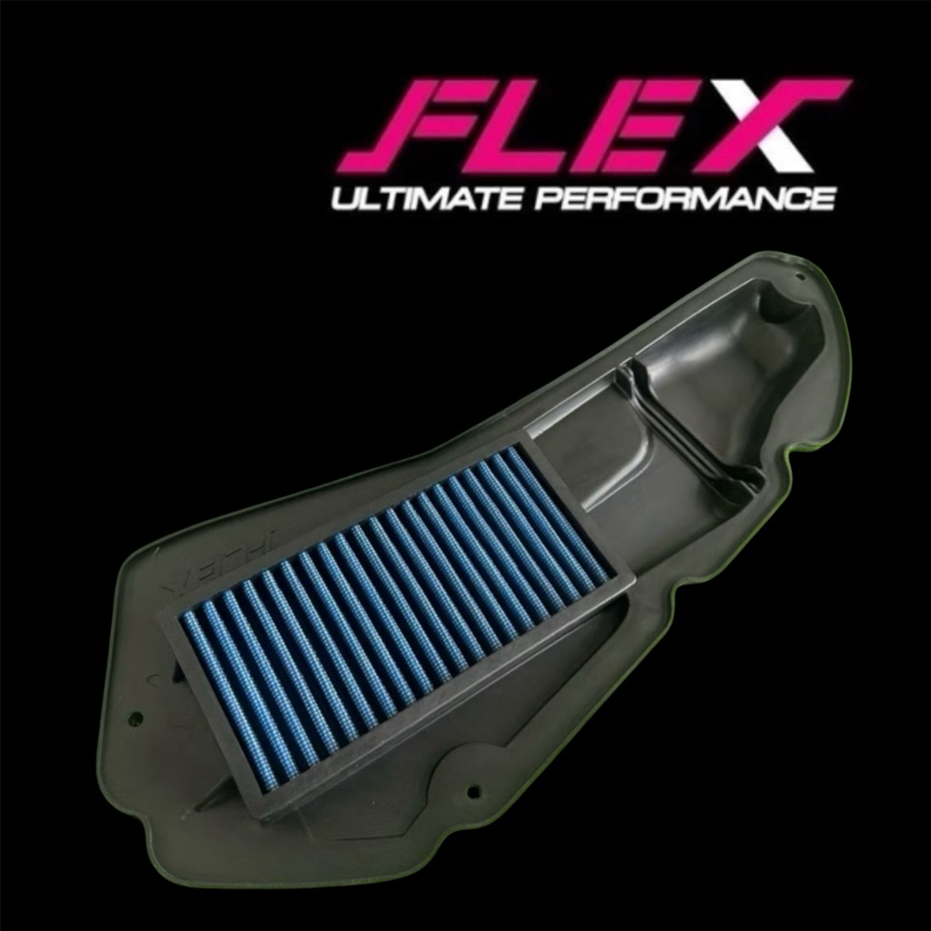 กรองอากาศรถมอเตอร์ไซค์ FLEX ตรงรุ่น : PCX160 2021-2025 ถอดทำความสะอาดได้ รับประกัน 1 ปี