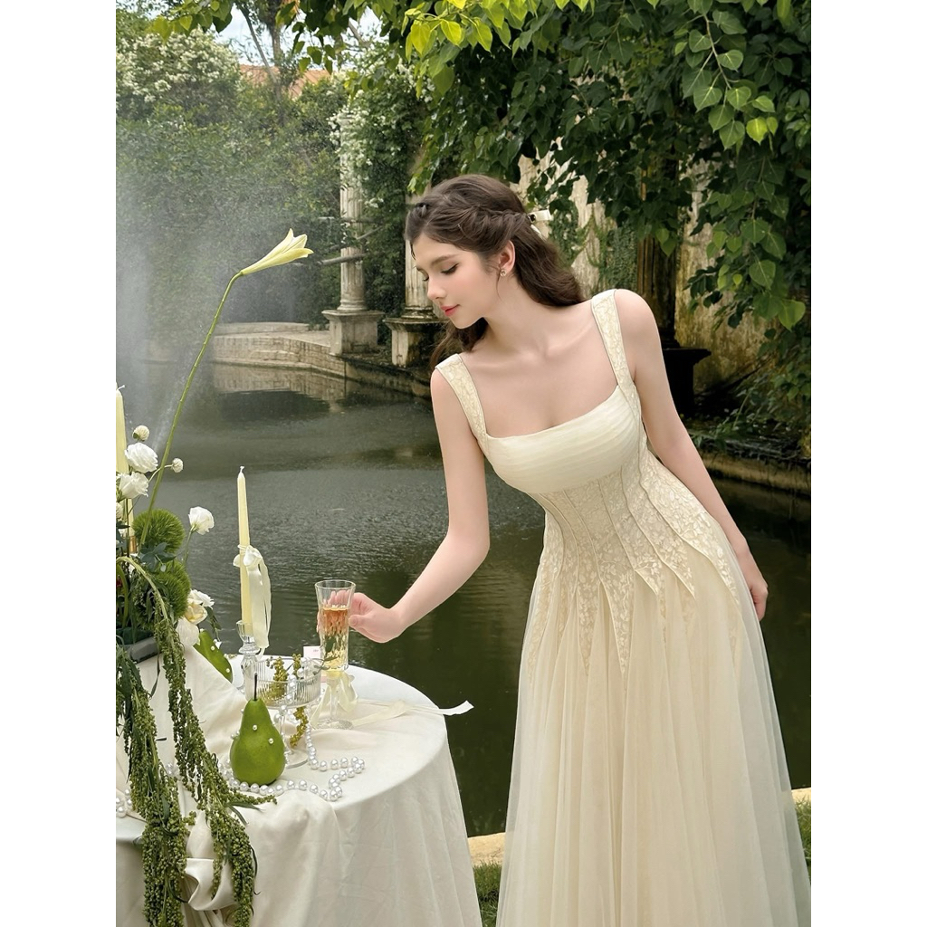 🎀Brand : Sovintage elodie dress (สินค้าพรีออเดอร์)