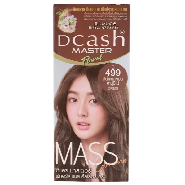ดีแคชมาสเตอร์ครีมเปลี่ยนสีผมฟลอรัลแมสน้ำตาลหม่นคาปูชิโน่เบอร์B499