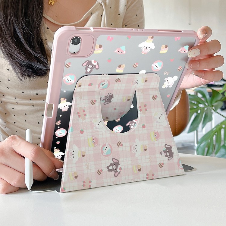 ✨พร้อมส่ง✨เคสiPadหมุน 360° กระต่าย Gen11/10 Air7/6 13 Gen9 Pro11 การ์ตูน เคสไอแพด Air5/4 Gen6 Mini7 - รูปที่ 7