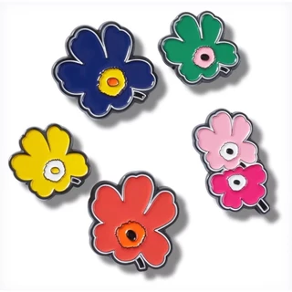 พร้อมส่งในไทย มี5สี ตัวติดรองเท้า จิบบิท ดอกมารีเมกโกะ งานเหล็ก Charm DIY
